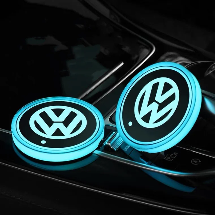 Volkswagen logotypbelysning för mugghållare