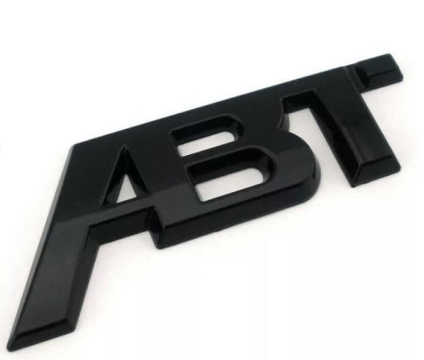 Audi ABT emblem blank svart
